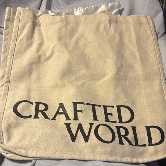 Loewe Limited Edition Craft World Canvas Tote Bag with Graphic Design - Picture 2 of 4